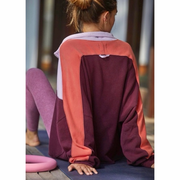 FP Movement Split Second Crop Half Zip Sweatshirt - Picture 2 of 10